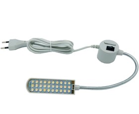 تصویر لامپ چرخ خیاطی LED مدل ۳۰ با پایه مغناطیسی 