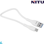 تصویر کابل تبدیل شارژ USB به تایپ سی TypeC نیتو NITU NC251 طول 25 سانتی متر 