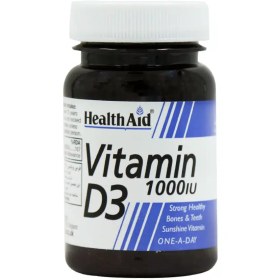 تصویر قرص ویتامین D3 1000 هلث اید 30 عدد Health Aid Vitamin D3 1000IU 30 Tabs