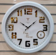 تصویر ساعت دیواری جدید مدل تسلا - سفید ا Tesla's new wall clock Tesla's new wall clock