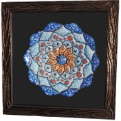 تصویر بشقاب مینا کاری 15 سانتی 