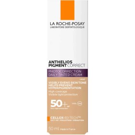 تصویر کرم ضد آفتاب رنگی +SPF50 آنتلیوس پیگمنت کارکت لاروش پوزای (رنگ medium) La Roche Posay Anthelios Pigment Correct 50 Spf Medium