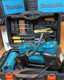 تصویر کمپرسور پمپ باد فندکی دو سیلندر ماکیتا MAKITA MK2S Makita