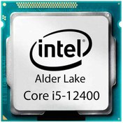 تصویر پردازنده کامپیوتر اینتل مدل Core i5-12400 Alder Lake Tray Intel Core i5-12400 Alder Lake Tray Computer Processor