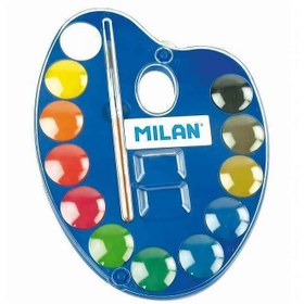 تصویر آبرنگ12رنگ پالتی میلان کد53412 