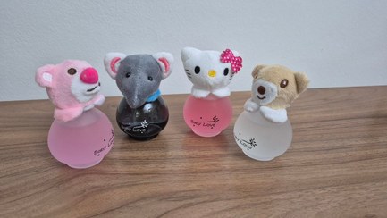 تصویر ادکلن کودک در طرح های خرگوش ،فیل ،کیتی و خرس 