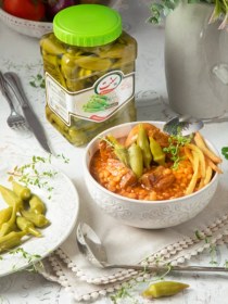 تصویر ترشی بامیه 