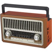 تصویر رادیو اسپیکر بلوتوثی رم و فلش خور KBroad KTF-1655 KBroad KTF-1655 Wireless Radio Speaker