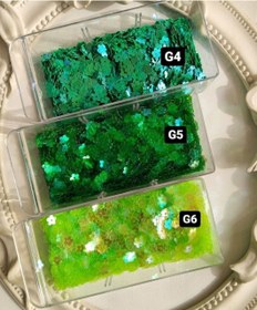 تصویر پولک گل تخت 