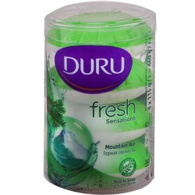 تصویر صابون دورو لیوانی حاوی عصاره زیتون بسته 4 عددی 400 گرمی مدل Duru fresh sensations pak of 