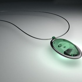 تصویر Elegant Gemstone Necklace (rental) 