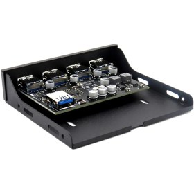 تصویر هاب USB 3.0 پنل جلو 4 پورت SIMA 