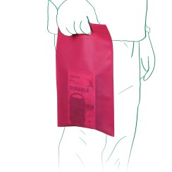 تصویر ساک دستی پارچه سوزنی دستگیره پانچی ۳۵*۲۵ فلت 