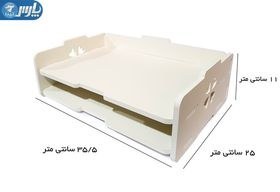 تصویر شلف کازیه دو طبقه 