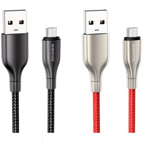 تصویر کابل تبدیل USB به microUSB بروفون مدل BX45 طول 1 متر 