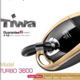 تصویر جارو برقی تیوا Tiwa Turbo 3600دارای موتور قدرتمند 2000 وات AEG 