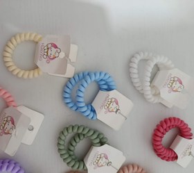 تصویر کش سیم تلفنی - آبی 