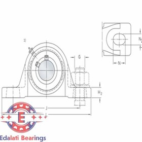 تصویر یاتاقان (هوزینگ) مدل UCP204 با قطر 20 میلیمتر ساخت تایوان ا UCP204 Bearing Housing Diameter 20mm UCP204 Bearing Housing Diameter 20mm