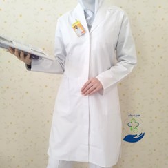 تصویر روپوش پزشکی زنانه خضرا کد 30100 پارچه ترگال 