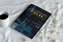 تصویر طراحی جلد و صفحه آرایی نشریه دانشجویی - صفحه آرایی Cover and page layout design for a student magazine