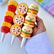 تصویر خودکار نرمالو اسکویشی طرح فست فود ضد استرس 