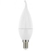 تصویر لامپ شمعی اشکی مات 8 وات سرپیچ E14 برند افق کد LAMP-LED-OFOGH-8W-SHA 