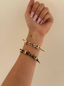 تصویر دستبند پلنگی مدل هرمس - شماره 