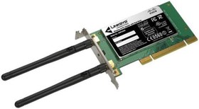 تصویر کارت شبکه سیسکو مدل WMP600N ا Linksys Wireless-N PCI Adapter with Dual-Band (WMP600N) Linksys Wireless-N PCI Adapter with Dual-Band (WMP600N)
