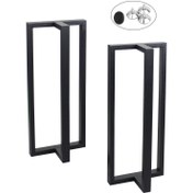 تصویر پایه میز فلزی مستطیلی morchoob-2027 