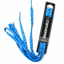 تصویر بند اورجینال کتانی کانورس رنگ آبی Converse shoe lace