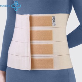 تصویر شکم بند ساده (با قابلیت تنظیم) طب و صنعت کد ۶۰۳۲۰ adjustable elastic abdominal binder tebosanat60320