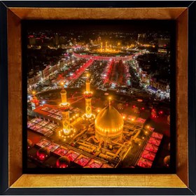 تصویر قاب کاشی سرامیکی مذهبی مدل بین الحرمین 2 