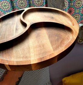 تصویر سینی مزه طرح 3 تیکه سینی مزه زیبا شیک