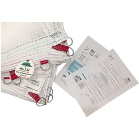 تصویر سایه بان تولیدی برگزیده مدل 8x4 - سفید 