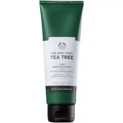 تصویر ماسک صورت 3 در 1 بریتانیایی بادی شاپ The Body Shop Tea Tree با عصاره چای سبز 125 میل 