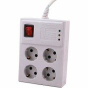 تصویر محافظ چهارخونه ارت دار 1.8 متر بهداد الکتریک 