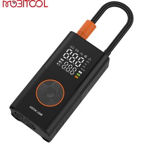 تصویر کمپرسور باد قابل حمل گرین لاین مدل GTI-01 با باتری ۳۶۰۰mAh 