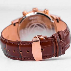 تصویر خرید قسطی| ساعت مچی مردانه سیکو بند چرم قهوه ای کرنوگراف G9233/11 