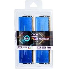 تصویر رم دسکتاپ DDR4 اسکو 3200MHz مدل R200 LONGDIMM 1.35V ظرفیت 16x2 گیگابایت Oscoo R200 RGB 32GB (16GBx2) 3200MHz CL22 DDR4 Desktop Ram