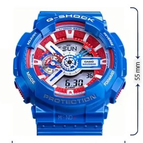 تصویر ساعت جی شاک کاپیتان آمریکا GA-110 Captain America جی شاک ( G-Shock )