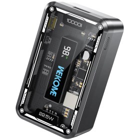 تصویر پاوربانک سوپرفست ویکام مدل wp-395 ظرفیت 10000 میلی‌ آمپر ساعت 