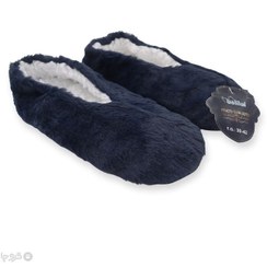 تصویر پاپوش پشمی مردانه کف استپدار ساده 1 