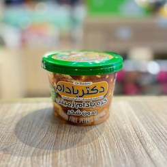 تصویر کره بادام زمینی کرانچی و بدون شکر دکتر بادام 220 گرم 