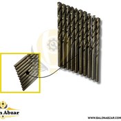 تصویر مته ته گرد نیم بلند کبالت HSS.CO %5 ولف کد DIN340RN 