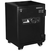 تصویر گاو صندوق کد GS-750 مشکی رمز کره گنجینه 