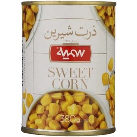 تصویر کنسرو ذرت شیرین 380 گ سمیه 
