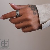 تصویر انگشتر ورشو مدل بافت کد 00227 