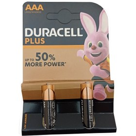 تصویر باتری نیم قلمی دوراسل مدل PLUS LR3 بسته 2 عددی DURACELL Plus Power Battery pack of 2