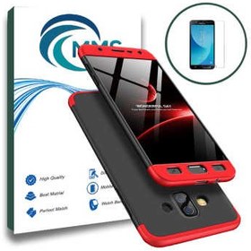 تصویر کاور 360 درجه MMS مدل Full Protection مناسب برای گوشی موبایل سامسونگ Galaxy J7 Core / Galaxy J7 Nxt به همراه محافظ صفحه نمایش شیشه ای 