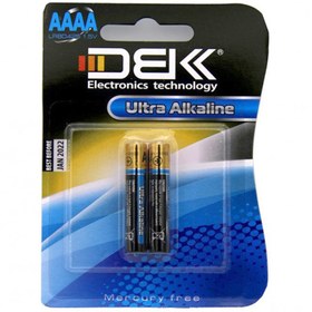 تصویر باتری اولترا آلکالاین دی بی کی سایز AAAA مدل ultra alkaline بسته 2 عددی 